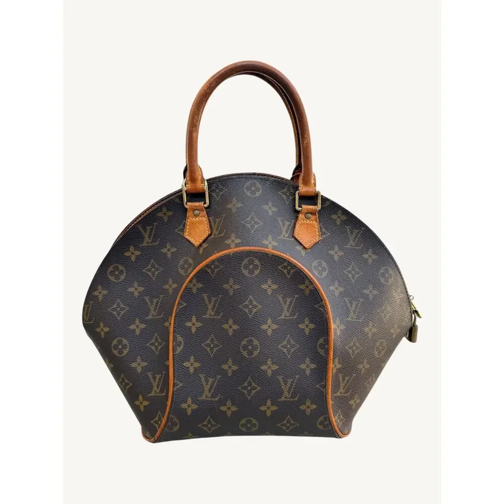 Louis Vuitton Ellipse MM Monogram Custom Hand-Painted Art Bag Vintage 1998